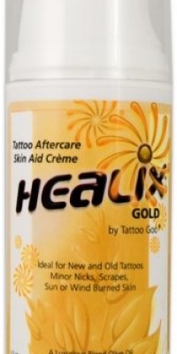 Healix Gold Tattoo Aftercare First Aid Creme 3.5 oz Healix Gold Tattoo Aftercare First Aid Creme 3.5 oz