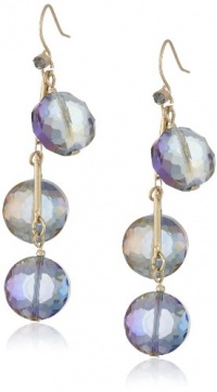 Kenneth Cole New York Modern Tanzanite Faceted Bead Linear Drop Earrings Kenneth Cole New York Modern Tanzanite Faceted Bead Linear Drop Earrings