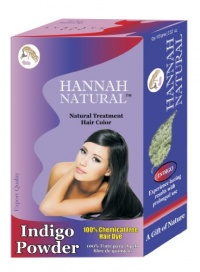 Hannah Natural 100% Pure Indigo Powder for Hair Dye, 100 Gram Hannah Natural 100% Pure Indigo Powder for Hair Dye, 100 Gram