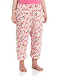 Hue Sleepwear Women's Plus Size Cherry Festival Capri Hue Sleepwear Women's Plus Size Cherry Festival Capri
