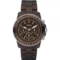 Fossil Women's CH2746 Brown Chronograph Watch