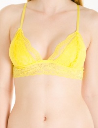 Cotton Cantina Juniors Full Lace Bralette with Pads and Adjustable Straps Cotton Cantina Juniors Full Lace Bralette with Pads and Adjustable Straps
