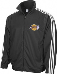 Adidas Los Angeles Lakers 3-stripe Track Jacket, Black Adidas Los Angeles Lakers 3-stripe Track Jacket, Black