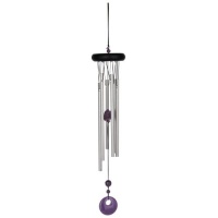 Woodstock Chimes Chakra Wind Chimes Collection, Amethyst, 17-1/2-Inch Long Woodstock Chimes Chakra Wind Chimes Collection, Amethyst, 17-1/2-Inch Long