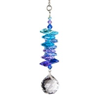 Woodstock Rainbow Makers Collection Crystal Moonlight Cascade with Large Ball Crystal