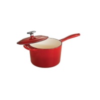 Tramontina Gourmet Enameled Cast Iron 2.5 qt. Covered Sauce Pan - Gradated Tramontina Gourmet Enameled Cast Iron 2.5 qt. Covered Sauce Pan - Gradated