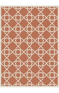 Safavieh CY6032-241 Courtyard Collection Indoor/Outdoor Area Rug, 2-Feet by 3-Feet 7-Inch, Terracotta and Beige Safavieh CY6032-241 Courtyard Collection Indoor/Outdoor Area Rug, 2-Feet by 3-Feet 7-Inch, Terracotta and Beige