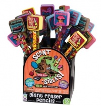 Raymond Geddes, 67753 Scent-sibles Pencils with Giant Erasers, assorted colors, 36 per display. Raymond Geddes, 67753 Scent-sibles Pencils with Giant Erasers, assorted colors, 36 per display.