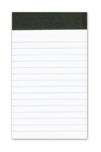 Ampad 20-208 Evidence 3 x 5 Narrow Perforated Writing Pads - White (12 Pads of 50 Sheets Each) Ampad 20-208 Evidence 3 x 5 Narrow Perforated Writing Pads - White (12 Pads of 50 Sheets Each)