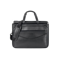SOLO Classic Collection Quad Compartment Briefcase, Black (K46-4) SOLO Classic Collection Quad Compartment Briefcase, Black (K46-4)