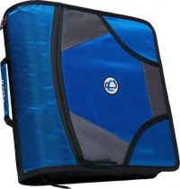 Case-it XLarge Capacity 4-Inch D-Ring Zipper Binder with 5-Tab File Folder, Blue, D-186-BLU Case-it XLarge Capacity 4-Inch D-Ring Zipper Binder with 5-Tab File Folder, Blue, D-186-BLU