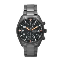 Seiko Men's SNN237 Sports Black Stainless-Steel Black Chronograph Dial Watch Seiko Men's SNN237 Sports Black Stainless-Steel Black Chronograph Dial Watch