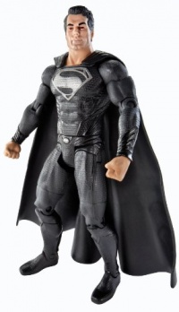 Superman Man of Steel Movie Masters Superman with Black Suit Action Figure Superman Man of Steel Movie Masters Superman with Black Suit Action Figure