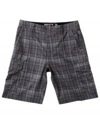 Pick up some plaid attitude. These Quiksilver shorts are ready to redefine your weekend wardrobe. Pick up some plaid attitude. These Quiksilver shorts are ready to redefine your weekend wardrobe.