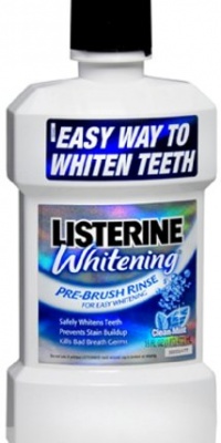 Listerene Whitening Pre-Brush Rinse Clean, Mint, 16 Ounce Listerene Whitening Pre-Brush Rinse Clean, Mint, 16 Ounce