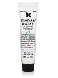 EXCLUSIVELY AT SAKS. Temporarily protects and helps relieve chapped or cracked lips. Helps protect lips from the drying effects of wind and cold weather. Apply liberally to lips and allow an excess of the balm to be absorbed. 0.5 oz. tube. EXCLUSIVELY AT SAKS. Temporarily protects and helps relieve chapped or cracked lips. Helps protect lips from the drying effects of wind and cold weather. Apply liberally to lips and allow an excess of the balm to be absorbed. 0.5 oz. tube.