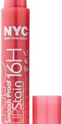 New York Color Smooch Proof Lip Stain, Forever Fuchsia, 0.1 Fluid Ounce