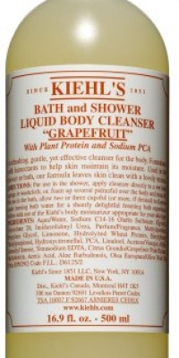 Kiehl's Bath and Shower Liquid Body Cleanser - Grapefruit Full Size 16.9oz (500ml)