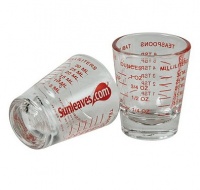 Mini Measure ® Mini Measuring Shot Glass Measures 1oz, 6 Tsp, 2 Tbs, 30ml Mini Measure ® Mini Measuring Shot Glass Measures 1oz, 6 Tsp, 2 Tbs, 30ml