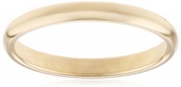 Women's 10k Yellow Gold 2mm Traditional Plain Wedding Band Women's 10k Yellow Gold 2mm Traditional Plain Wedding Band