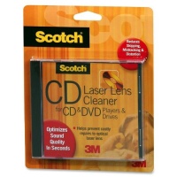 Scotch Laser Lens Cleaner for CD and DVD Players/CD-ROM and DVD-ROM Drives Scotch Laser Lens Cleaner for CD and DVD Players/CD-ROM and DVD-ROM Drives