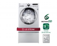 LG 3.6 Cu. Ft. White Front Load Steam Washer - WM2650HRA LG 3.6 Cu. Ft. White Front Load Steam Washer - WM2650HRA