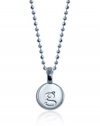 Alex Woo Mini Addition Letter Sterling Silver g Charm Pendant Necklace