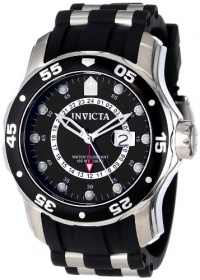 Invicta Men's 6987 Pro Diver Collection GMT Black Dial Black Polyurethane Watch Invicta Men's 6987 Pro Diver Collection GMT Black Dial Black Polyurethane Watch