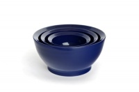 CaliBowl Ultimate Mixing Bowls with Non-Slip Base, Set of 3 Assorted Sizes, Blue