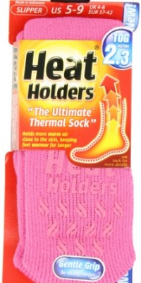 Heat Holders Ladies Slipper Heat Holders, Candy, US Shoe Size 5-9, 1 Pair