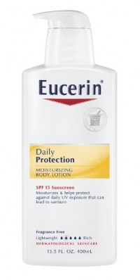 Eucerin Every Day Protective Moisturizing Body Lotion,  SPF 15, 13.5-Ounce Bottles (Pack of 2)