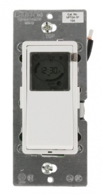 Leviton VPT24-1PZ Vizia 24-Hour Programmable Indoor Timer with Astronomical Clock Leviton VPT24-1PZ Vizia 24-Hour Programmable Indoor Timer with Astronomical Clock