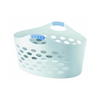 Flex 'N Carry Basket, WHITE LAUNDRY BAKSET Flex 'N Carry Basket, WHITE LAUNDRY BAKSET