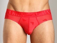 Emporio Armani Men's Xmas All Over Eagle In Stretch Microfiber Brief Emporio Armani Men's Xmas All Over Eagle In Stretch Microfiber Brief