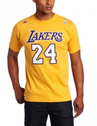 NBA Los Angeles Lakers Kobe Bryant Gold Name & Number T-Shirt