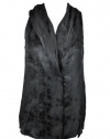 Rachel Zoe Womens Animal Print Sleeveless Silk Vest Top