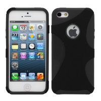 Fosmon HYBO Series TPU + PC Splash Design Case for Apple iPhone 5 (Black & Black) Fosmon HYBO Series TPU + PC Splash Design Case for Apple iPhone 5 (Black & Black)