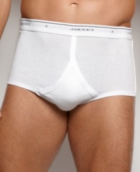 These classic full-rise briefs from Jockey keep you comfortable and collected all day long. These classic full-rise briefs from Jockey keep you comfortable and collected all day long.