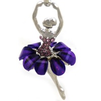 Lavender Light Purple Dancing Ballerina Dancer Dance Pendant Necklace Charm Designer Fashion Jewelry Lavender Light Purple Dancing Ballerina Dancer Dance Pendant Necklace Charm Designer Fashion Jewelry