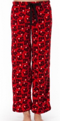Dollhouse Leopard Print Ultra Plush Fleece Pajama Bottoms Dollhouse Leopard Print Ultra Plush Fleece Pajama Bottoms