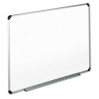 Universal 43724 - Dry Erase Board, Melamine, 48 x 36, White, Black/Gray Aluminum/Plastic Frame Universal 43724 - Dry Erase Board, Melamine, 48 x 36, White, Black/Gray Aluminum/Plastic Frame