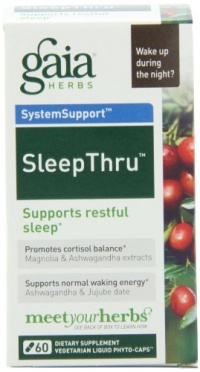 Gaia Herbs SleepThru, 60 Liquid Phyto-Capsules Gaia Herbs SleepThru, 60 Liquid Phyto-Capsules