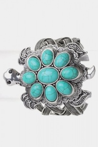 Trendy Fashion Jewelry - Color Stone Turtle Bracelet - By Fashion Destination (Turquoise) | Free Shipping Trendy Fashion Jewelry - Color Stone Turtle Bracelet - By Fashion Destination (Turquoise) | Free Shipping