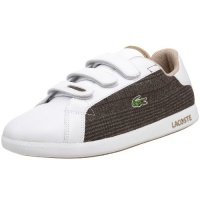 Lacoste Men's Prep Plaid Sneaker,White/Brown,11 M Lacoste Men's Prep Plaid Sneaker,White/Brown,11 M