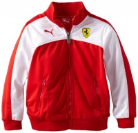 Puma - Kids Boys 2-7 Little Scuderia Ferrari Track Jacket, Rosso Corsa, 5 Puma - Kids Boys 2-7 Little Scuderia Ferrari Track Jacket, Rosso Corsa, 5