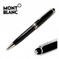Montblanc Meisterstuck Classique Ballpoint Pen 164 Black with Gold Trim Montblanc Meisterstuck Classique Ballpoint Pen 164 Black with Gold Trim