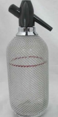 Classic Glass Mesh Soda Siphon - 1 Quart (Liter) Classic Glass Mesh Soda Siphon - 1 Quart (Liter)