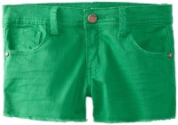 Pinc Premium Girls 7-16 5 Pocket Denim Short, Green/Navy, 8 Pinc Premium Girls 7-16 5 Pocket Denim Short, Green/Navy, 8