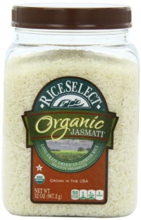 RiceSelect Organic Jasmati Rice, 32-Ounce Jars (Pack of 4) RiceSelect Organic Jasmati Rice, 32-Ounce Jars (Pack of 4)