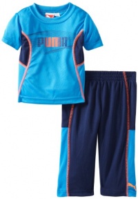 Puma - Kids Baby-Boys Infant Performance Pant Set, Brilliant Blue, 12 Months Puma - Kids Baby-Boys Infant Performance Pant Set, Brilliant Blue, 12 Months